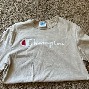 Men’s Champion Cream Shirt Size L